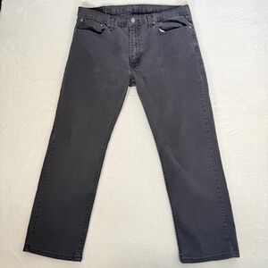Levis 559 Relaxed Straight Jeans Mens 38x30 Faded Black Denim Pants Gorpcore